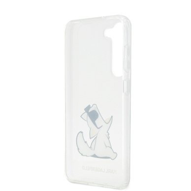 Samsung S23 PLUS transparent Choupette eat KARL LAGERFELD nugarėlė 6