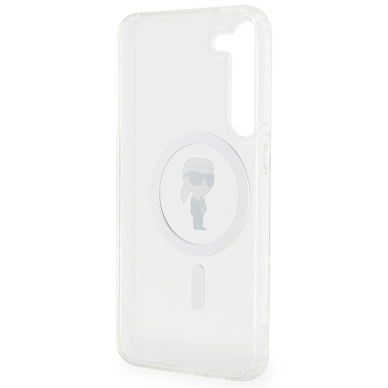 Samsung S23 PLUS transparent MagSafe Ikonik IML KARL LAGERFELD nugarėlė 6