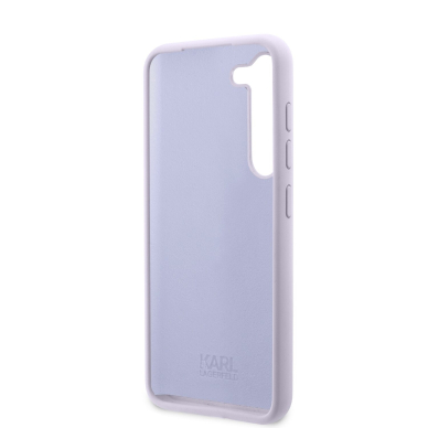 Samsung S23 purple NFT Liquid Silicone KARL LAGERFELD nugarėlė 6