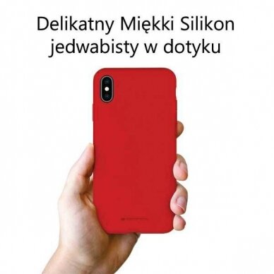Samsung S23 red MERCURY SILICONE nugarėlė 2