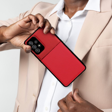 Samsung S23 raudona NOBLE nugarėlė 3