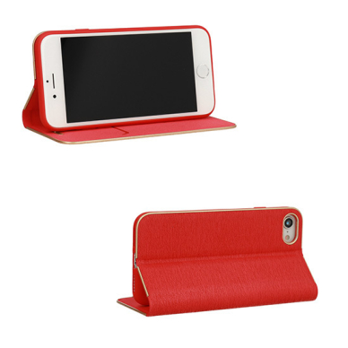 Samsung S23 raudonas VENBOOK dėklas 2