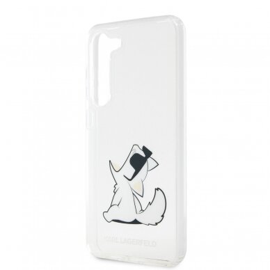 Samsung S23 transparent Choupette eat KARL LAGERFELD nugarėlė 5