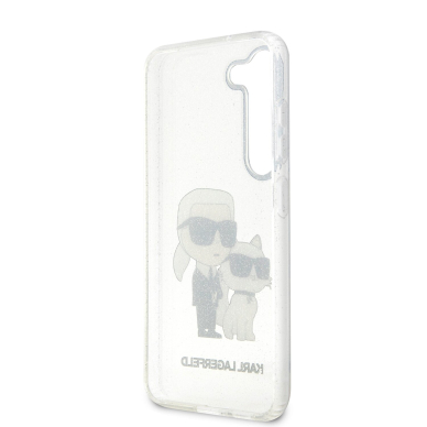 Samsung S23 transparent NFT IML Glitter KARL LAGERFELD nugarėlė 6