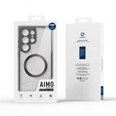 Samsung S23 ULTRA black Dux Ducis Aimo nugarėlė Magsafe 14