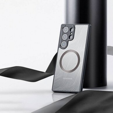 Samsung S23 ULTRA black Dux Ducis Aimo nugarėlė Magsafe 10