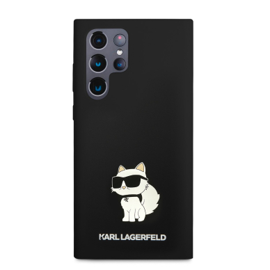 Samsung S23 ULTRA black NFT Liquid Silicone KARL LAGERFELD nugarėlė 2