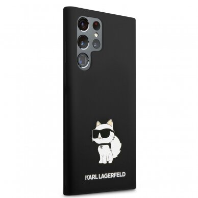 Samsung S23 ULTRA black NFT Liquid Silicone KARL LAGERFELD nugarėlė 4