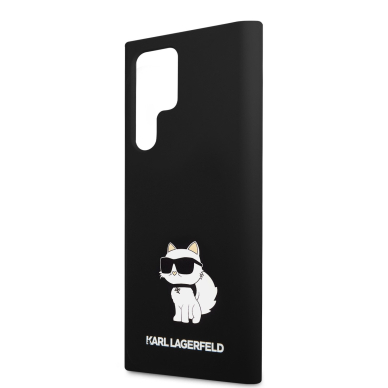 Samsung S23 ULTRA black NFT Liquid Silicone KARL LAGERFELD nugarėlė 5