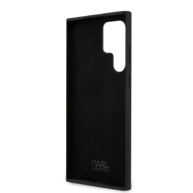 Samsung S23 ULTRA black NFT Liquid Silicone KARL LAGERFELD nugarėlė 6