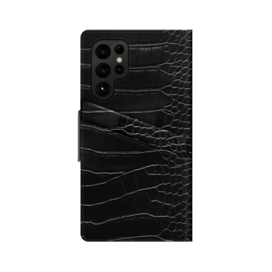 Samsung S23 ULTRA iDeal Of Sweden dėklas Neo Noir Croco 3