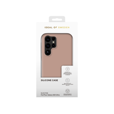 Samsung S23 ULTRA iDeal Of Sweden nugarėlė Silicone Blush Pink 1