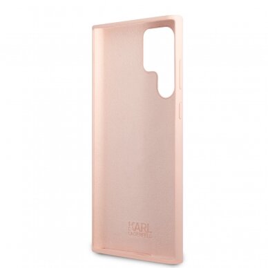Samsung S23 ULTRA pink NFT Liquid Silicone KARL LAGERFELD nugarėlė 6