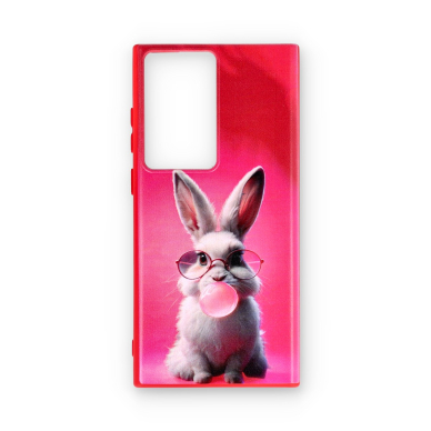 Samsung S23 ULTRA red nugarėlė Rabbit Design00326 1