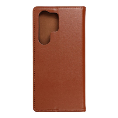 Samsung S23 ULTRA rudas odinis GENUINE dėklas 1