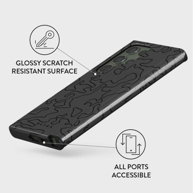 Samsung S23 ULTRA / S22 ULTRA Black Rock Tough BURGA nugarėlė 2
