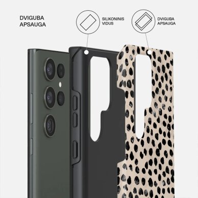 Samsung S23 ULTRA / S22 ULTRA Magnetic Almond Latte Tough BURGA nugarėlė 1