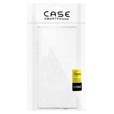 Samsung S23 ULTRA skaidri Crystal Glitter nugarėlė 5