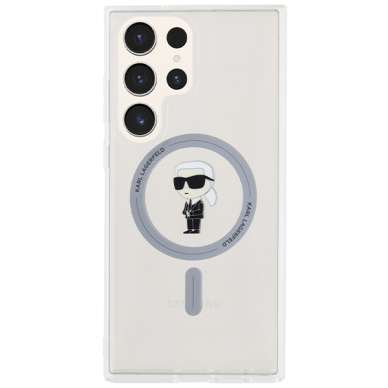 Samsung S23 ULTRA Transparent MagSafe Ikonik IML KARL LAGERFELD nugarėlė 2