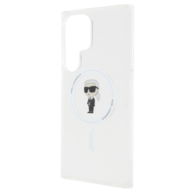 Samsung S23 ULTRA Transparent MagSafe Ikonik IML KARL LAGERFELD nugarėlė 5
