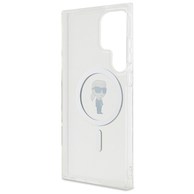 Samsung S23 ULTRA Transparent MagSafe Ikonik IML KARL LAGERFELD nugarėlė 6