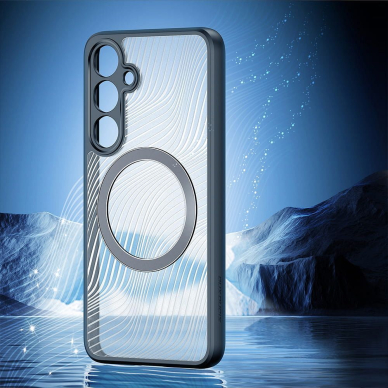 Samsung S24 black Dux Ducis Aimo nugarėlė Magsafe 3