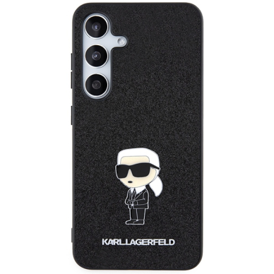 Samsung S24 black Ikonik Fixed Glitter Metal PIN KARL LAGERFELD nugarėlė 2