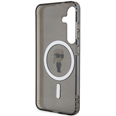 Samsung S24 black MagSafe Ikonik IML KARL LAGERFELD nugarėlė 6