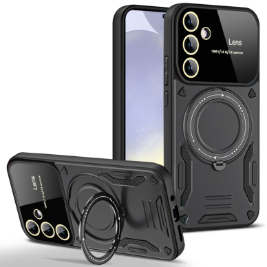 Samsung S24 black Magsafe KICKSTAND nugarėlė