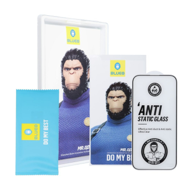 Samsung S24 / S25 black pilnas Mr. Monkey 5D stiklas 1
