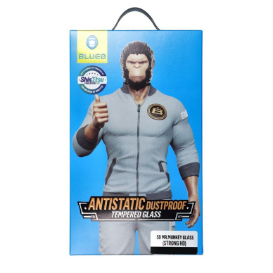 Samsung S24 / S25 black pilnas Mr. Monkey 5D stiklas 2