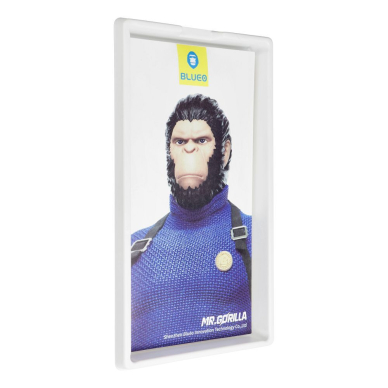 Samsung S24 / S25 black pilnas Mr. Monkey 5D stiklas 3
