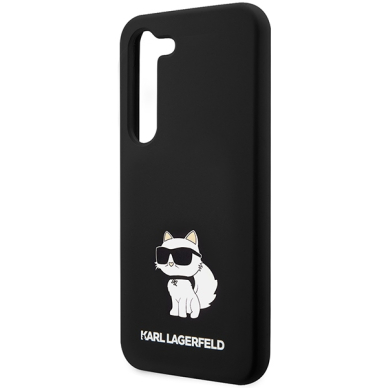 Samsung S24 black Silicone Choupette KARL LAGERFELD nugarėlė 5