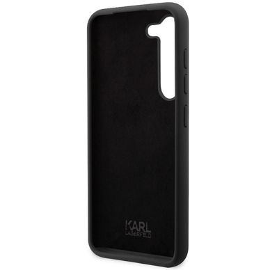 Samsung S24 black Silicone Choupette KARL LAGERFELD nugarėlė 6