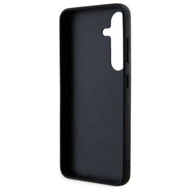 Samsung S24 brown Big Metal Logo GUESS nugarėlė 5