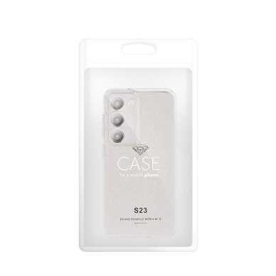 Samsung S24 clear Crystal Glitter nugarėlė 4