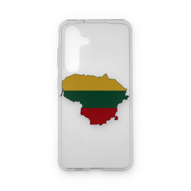 Samsung S24 clear nugarėlė Lithuania Country Design00307