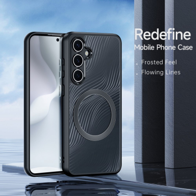 Samsung S24 FE black Dux Ducis Aimo nugarėlė Magsafe 4