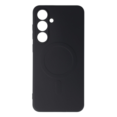 Samsung S24 FE black MERCURY SILICONE MAGSAFE nugarėlė