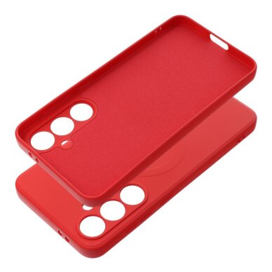 Samsung S24 FE red MagSilicone nugarėlė 10