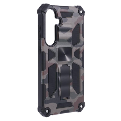 Samsung S24 green camouflage ARMOR METAL nugarėlė 2