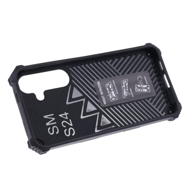 Samsung S24 green camouflage ARMOR METAL nugarėlė 8