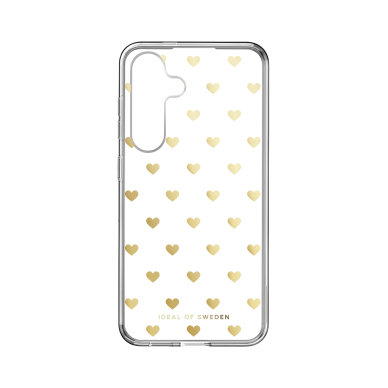 Samsung S24 iDeal Of Sweden Clear MagSafe nugarėlė Golden Hearts