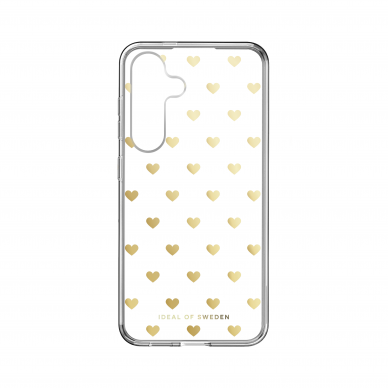 Samsung S24 iDeal Of Sweden Clear MagSafe nugarėlė Golden Hearts