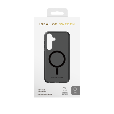 Samsung S25 / S24 iDeal Of Sweden Tinted Black MagSafe nugarėlė 2