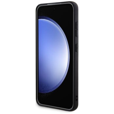 Samsung S24 pink Big Metal Logo GUESS nugarėlė 4