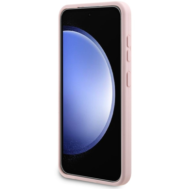Samsung S24 pink Silicone Choupette KARL LAGERFELD nugarėlė 4