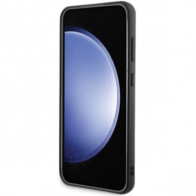 Samsung S24 PLUS 3D black Rubber Ikonik KARL LAGERFELD nugarėlė 4