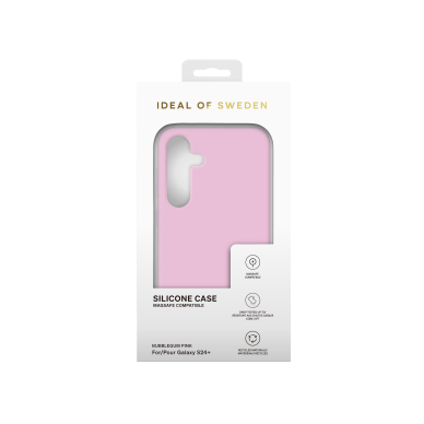 Samsung S25 PLUS / S24 PLUS iDeal Of Sweden nugarėlė MagSafe Silicone Bubblegum Pink 2