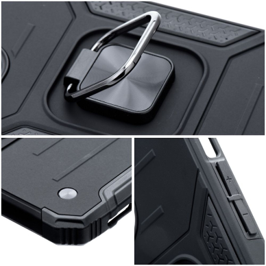 Samsung S24 PLUS juoda NITRO RING ARMOR nugarėlė 2